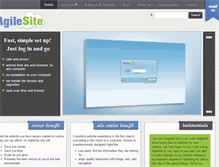 Tablet Screenshot of agilesite.com